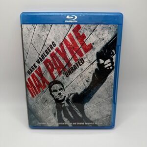 Max Payne Unrated Blu-ray Mark Wahlberg Action Movie 2-Disc Set